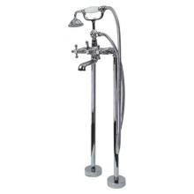Transolid TR-T4210-PC - Cromwell Free Standing Tub Filler With Hand Shower, Polished Chrome