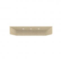 Transolid T6061-96 - 36'' x 60'' Solid Surface Shower Dome in Almond Sky