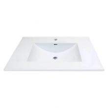 Transolid TR-TL-1701 - Transolid Juliette Vanity Top White 1-hole