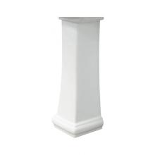 Transolid TP-1460-01 - Avalon Vitreous China Pedestal Leg Only in White