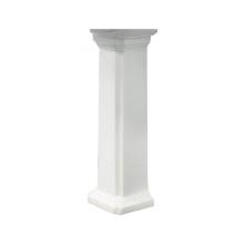 Transolid TP-1480-01 - Harrison Vitreous China Pedestal Leg for use with TL-1484 Lavatory Sink, in White