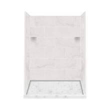 Transolid TR-RKWF6027L-91S - Transolid Studio Pkg Base,Walls,Trim Subway WH CARRARA (Ships in 3 boxes)