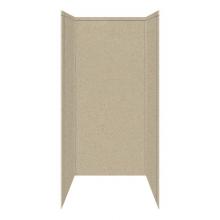 Transolid WK363672-B2 - 36'' x 36'' x 72'' Decor Shower Wall Surround in Matrix Sand