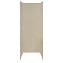 Transolid WK363696-A0 - 36'' x 36'' x 96'' Decor Shower Wall Surround in Desert Earth