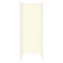 Transolid WK363696-A7 - 36'' x 36'' x 96'' Decor Shower Wall Surround in Biscuit