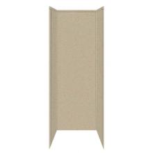 Transolid WK363696-B2 - 36'' x 36'' x 96'' Decor Shower Wall Surround in Matrix Sand