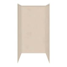 Transolid WK364872-A4 - 48'' x 36'' x 72'' Decor Shower Wall Surround in Sand Castle