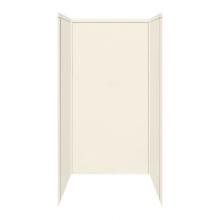 Transolid WK364872-A6 - 48'' x 36'' x 72'' Decor Shower Wall Surround in Cameo