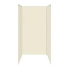 Transolid WK364872-A7 - 48'' x 36'' x 72'' Decor Shower Wall Surround in Biscuit