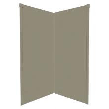 Transolid WK36NE72-A3 - 36'' x 36'' x 72'' Decor Corner Shower Wall Kit in Peppered Sage