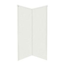 Transolid WK36NE96-A8 - 36'' x 36'' x 96'' Decor Corner Shower Wall Kit in Matrix White