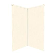 Transolid WK38NE72-A1 - 38'' x 38'' x 72'' Decor Corner Shower Wall Kit in Moonlight