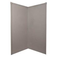 Transolid WK38NE72-B0 - 38'' x 38'' x 72'' Decor Corner Shower Wall Kit in Matrix Dusk