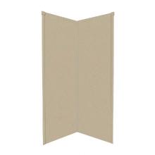 Transolid WK38NE96-B2 - 38'' x 38'' x 96'' Decor Corner Shower Wall Kit in Matrix Sand