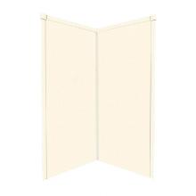 Transolid WK42NE72-A1 - 42'' x 42'' x 72'' Decor Corner Shower Wall Kit in Moonlight
