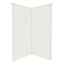 Transolid WK42NE72-A8 - 42'' x 42'' x 72'' Decor Corner Shower Wall Kit in Matrix White