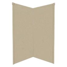 Transolid WK42NE72-B2 - 42'' x 42'' x 72'' Decor Corner Shower Wall Kit in Matrix Sand