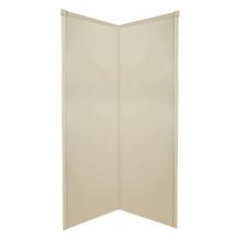 Transolid WK42NE96-A0 - 42'' x 42'' x 96'' Decor Corner Shower Wall Kit in Desert Earth