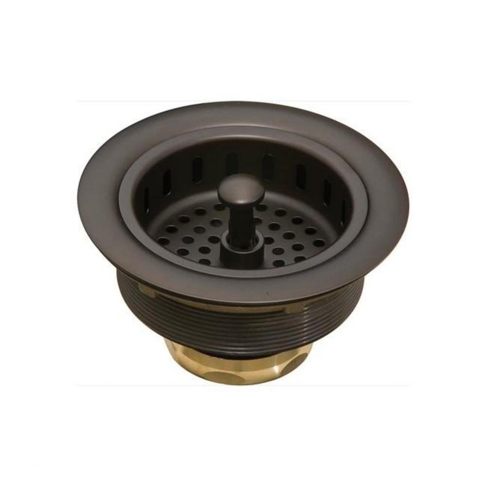 Oil-Rubbed Bronze Disposal Flange and Stopper