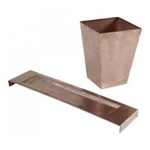Thompson Traders AHRG2 - Hammered Rose Gold Tray