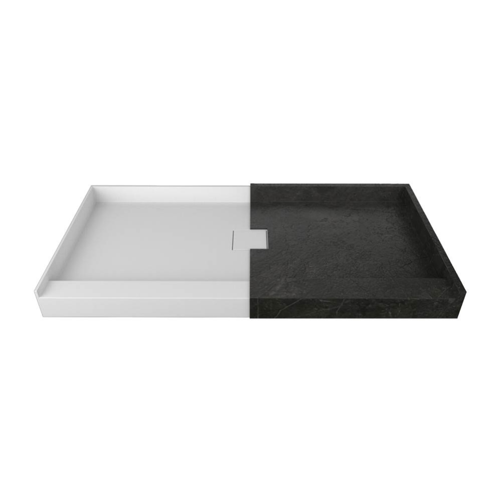 Tile Me Centred Square Single Threshold  Shower Base