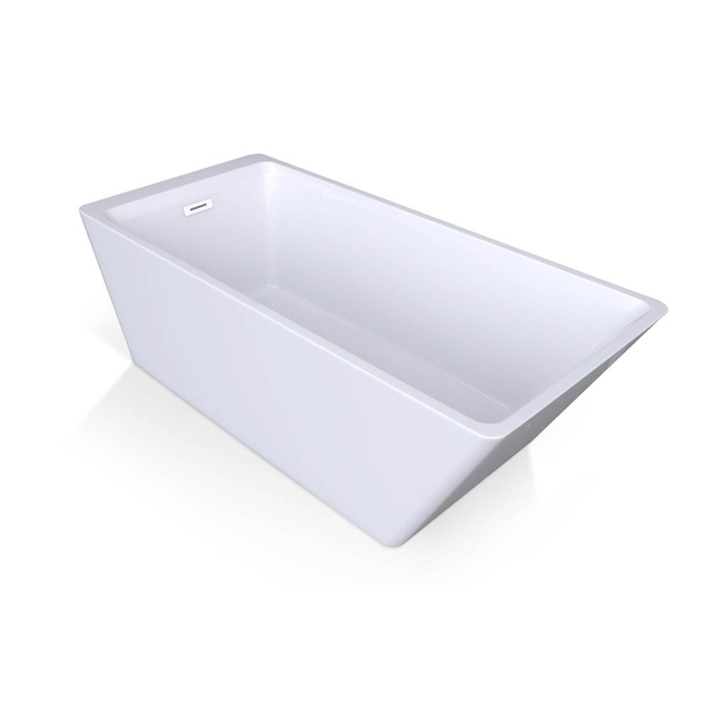 Justinian55 f/standing bath c/w drain