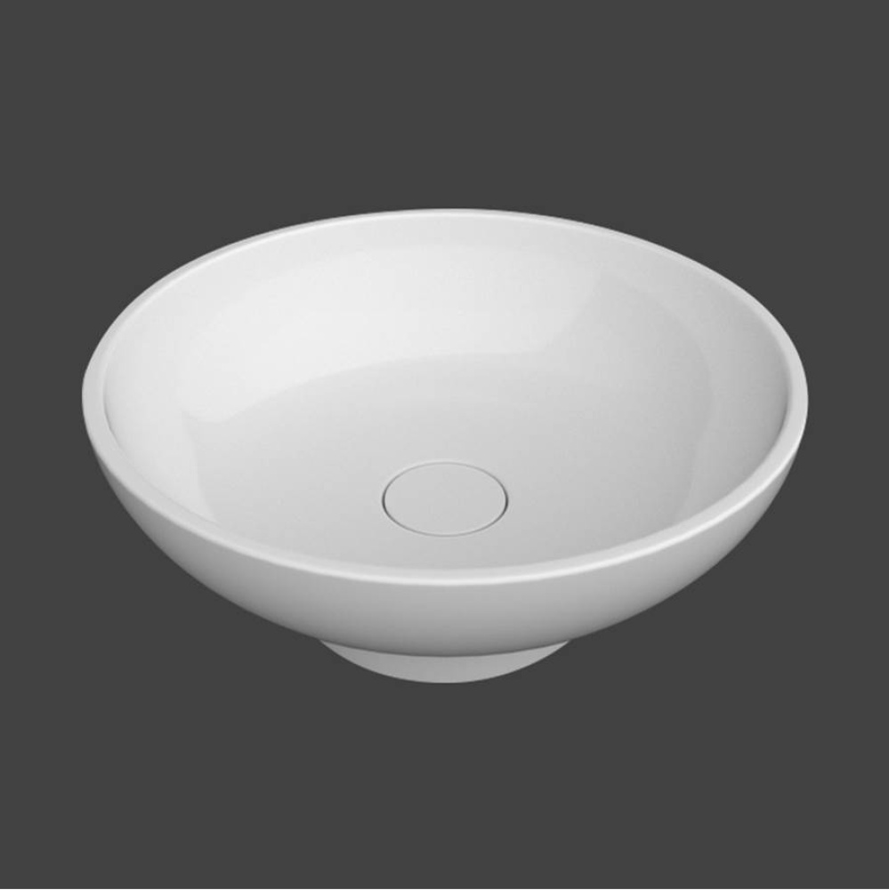 Shila Stone Single Basin - Hidden Circular Drain - 6.5 height