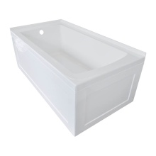 Valley Acrylic OVO6030-2SSKLWHT - OVO 2 sided skirted tub