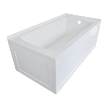 Valley Acrylic OVO6032-2SSKRWHT - OVO 2 sided skirted tub