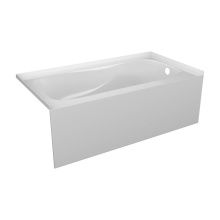 Valley Acrylic pPRO6030SKRWHT - PRO tub 20'' plain skirt / armrests