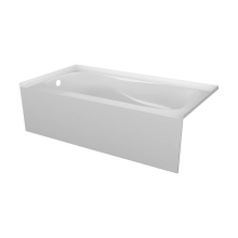 Valley Acrylic pPRO6632SKLWHT - PRO tub 20'' plain skirt / armrests