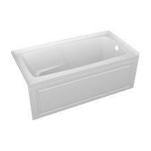Valley Acrylic STARK6032SKRWHT - STARK tub 22'' skirt with pattern /armrests