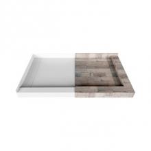 Valley Acrylic TMSBDTLD7232R - Tile Me Linear Double Threshold  Shower
