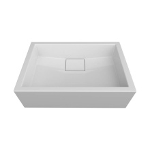 Valley Acrylic TREVI - Shila Stone Single Basin - Matte/Gloss Pearl White Finish