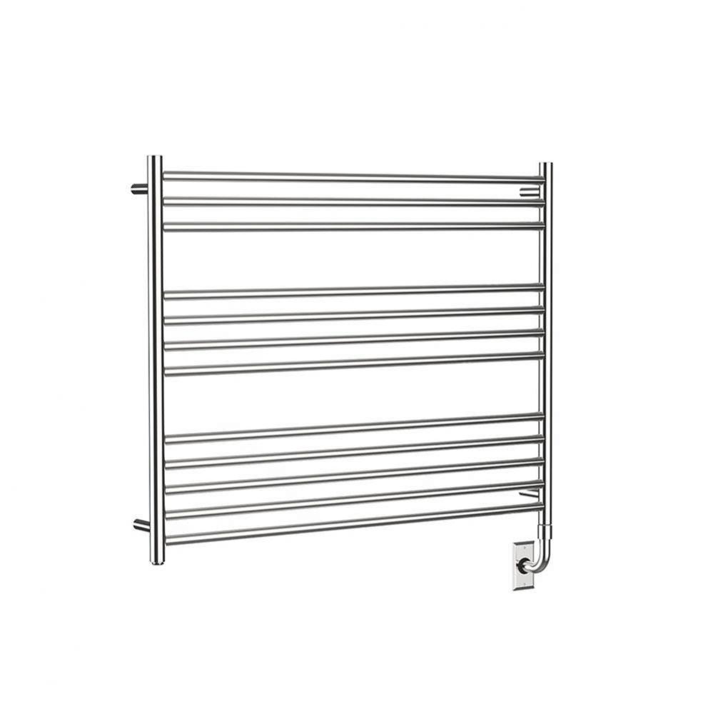European Classics Stock Towel Dryer - Electric Only - Polished Stainless Steel