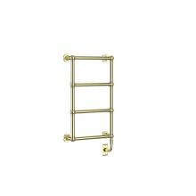 Vogue ENC1 (LG) 32x20x5-4BAR-Polished Brass - Limited Edition Towel Dryer - Electric Only - Polished Copper