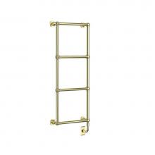 Vogue ENC1 (LG) 48x 20x 5-4BAR-Polished Brass - Limited Edition Towel Dryer - Electric Only - Polished Copper