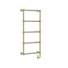 Vogue ENC1 (LG) 48x24x5-5BAR-Polished Brass - Limited Edition Towel Dryer - Electric Only - Polished Copper