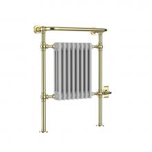 Vogue ENC4 (OG) 36x26 1/2x10-Polished Brass - Limited Edition Towel Dryer - Electric Only - Polished Copper