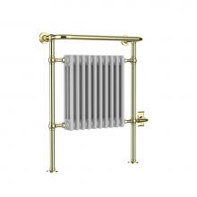Vogue ENC4 (LG) 36x29x10-Polished Brass - Limited Edition Towel Dryer - Electric Only - Polished Copper