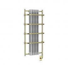 Vogue ENC5 39 1/2x20x8-Polished Brass - Limited Edition Towel Dryer - Electric Only - Polished Copper