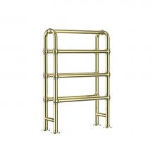 Vogue ENC7 (LG) 33 1/2x24x9 1/2-Polished Brass - Limited Edition Towel Dryer - Electric Only - Polished Copper