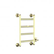 Vogue ENC8 32x20x6-4BAR-Polished Brass - Limited Edition Towel Dryer - Electric Only - Polished Copper