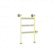 Vogue ENC9 36x24x7-3BAR-Polished Brass - Limited Edition Towel Dryer - Electric Only - Polished Copper