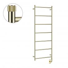 Vogue EUC3 60x24x4-7BAR-Polished Brass - European Classics Custom Towel Dryer - Electric Only - Polished Brass