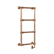 Vogue HADLEY 48x24x6 1/4-Polished Copper - Limited Edition Towel Dryer - Electric Only - Polished Copper