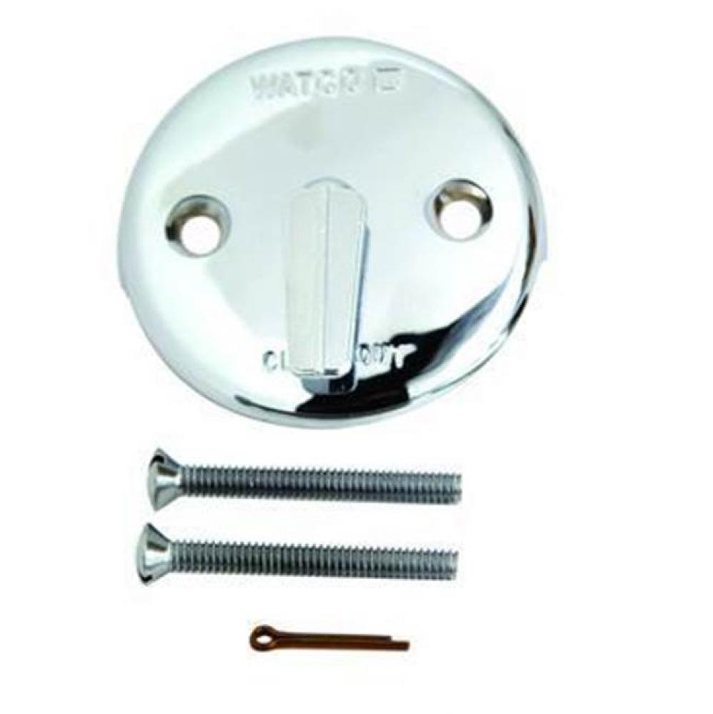 Trip Lever Of Plate Kit Two Screws One Cotter Pin Chrome Plated Carded