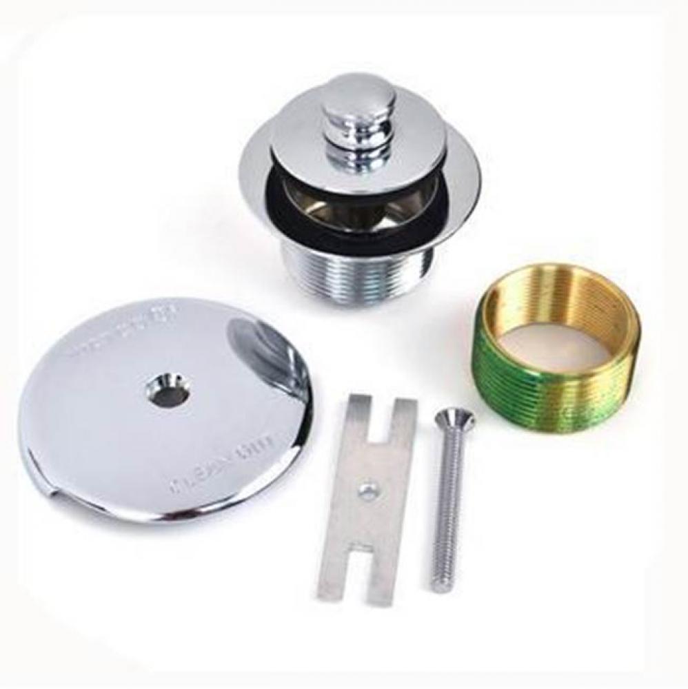 Push Pull Trim Kit 1.625-16 X 1.25 Body No.38101 Bushing Chrome Plated 2-Hole Faceplate Blank Face