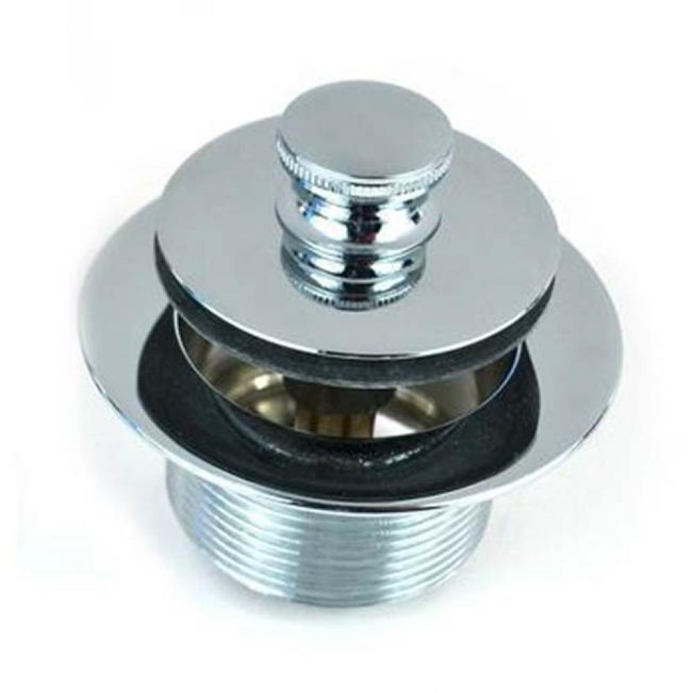 Push Pull Tub Closure 1.625-16 X 1.25 3.10-In Flange Chrome Plated