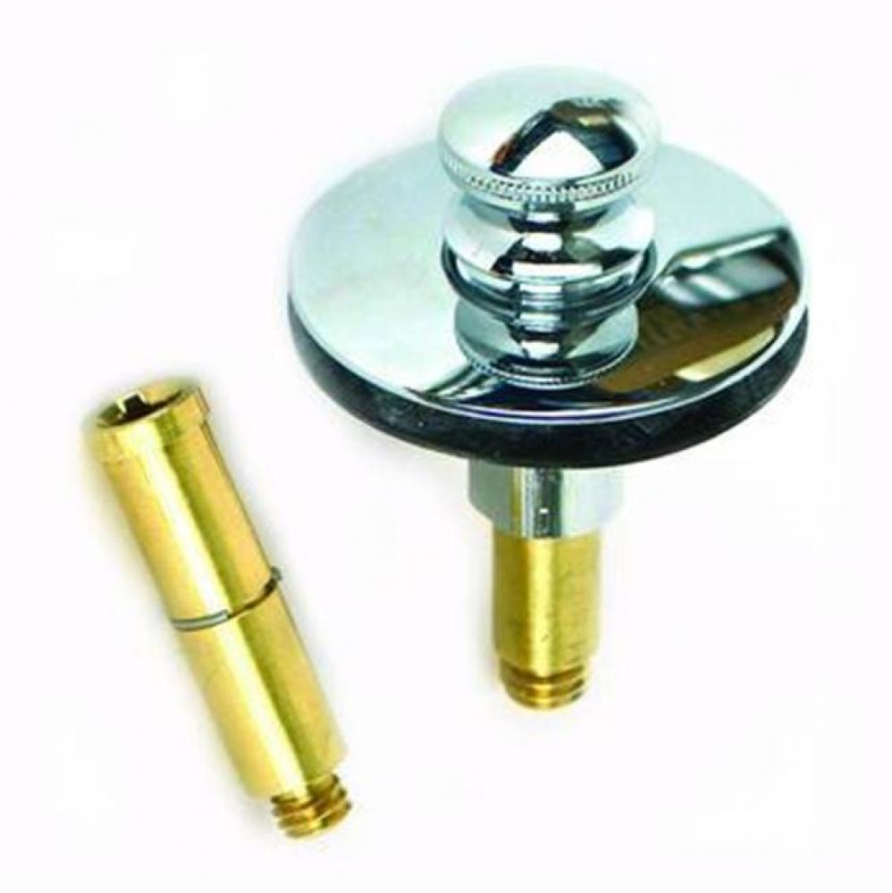 Push Pull Replacement Stopper With 5/16 And 3/8 Pins Chrome Plated